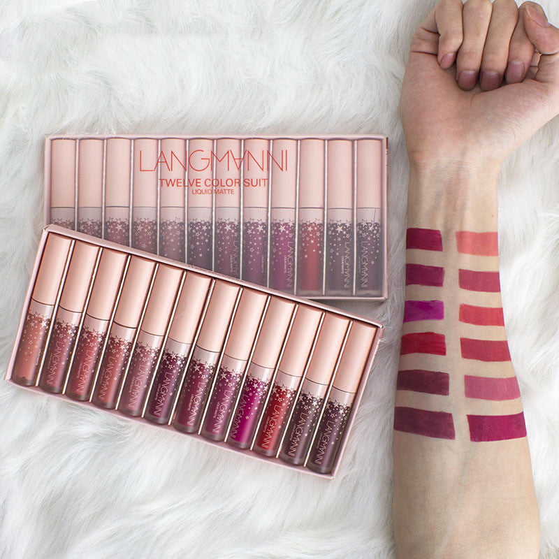 Matte Lip Gloss Set Does Not Stick To The Cup And Does Not Fade Matte Lip Gloss Set Does Not Stick To The Cup And Does Not Fade